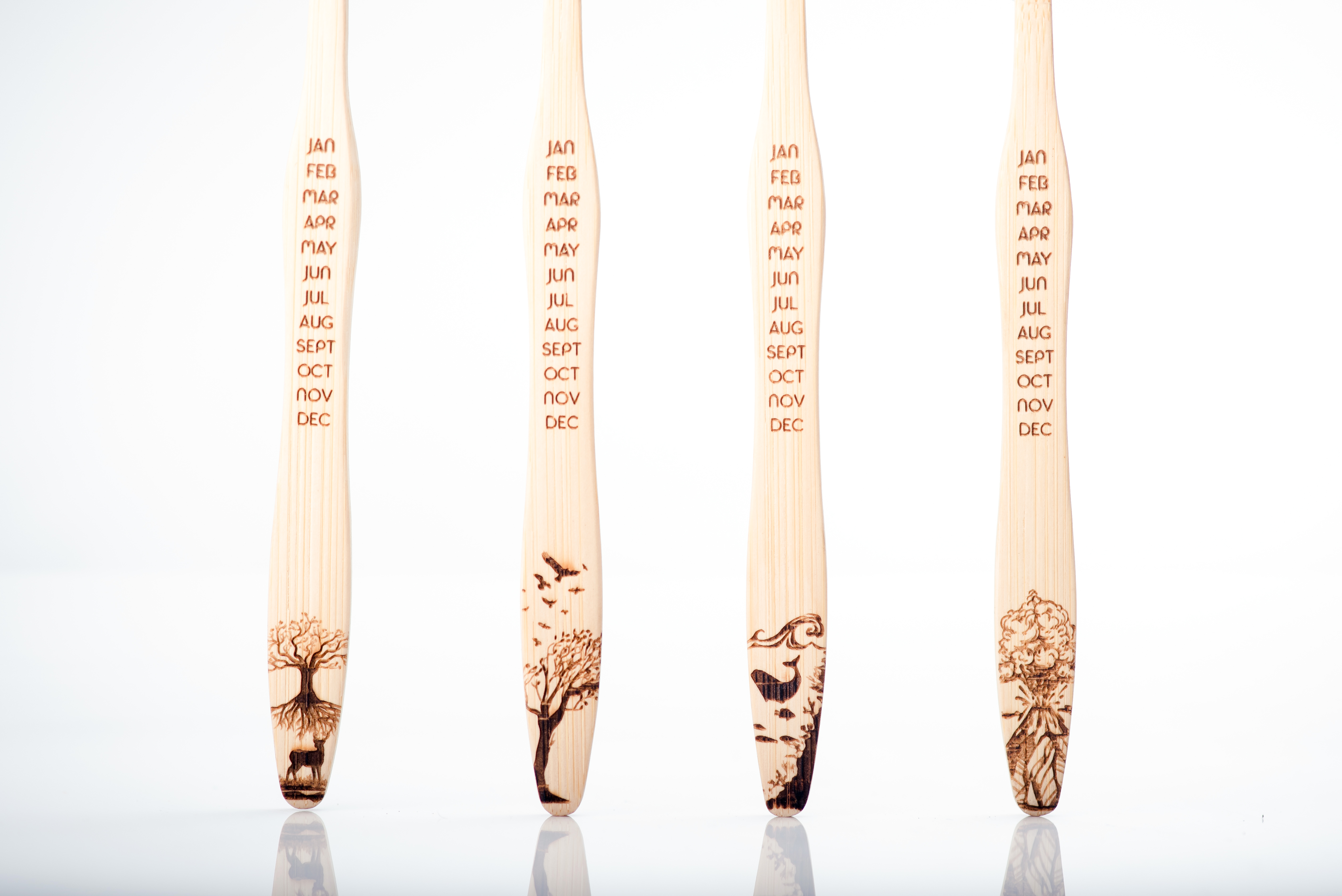 NUP Living - 4 elements edition - Bamboo toothbrush